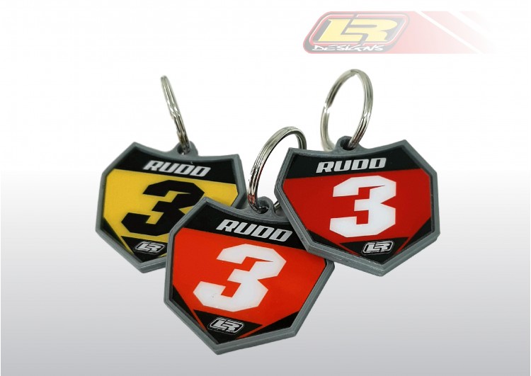 mini plate keyrings (qty x3)