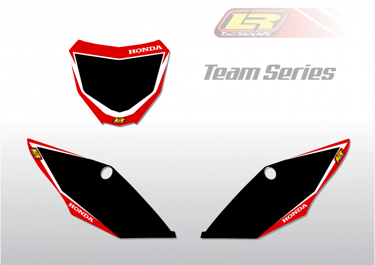 HONDA team series number backgrounds