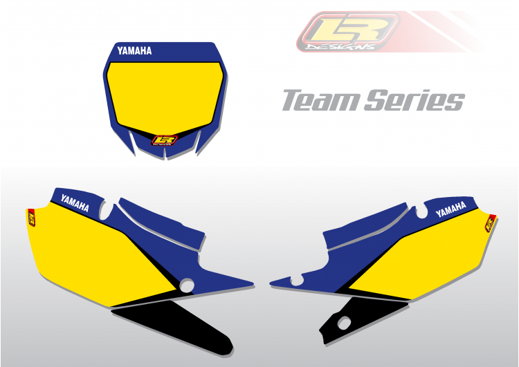 YAMAHA team series number backgrounds
