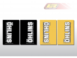 Ohlins Fork Leg Decals
