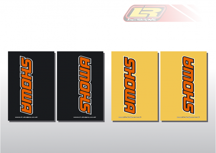 Showa Fork Leg Decals