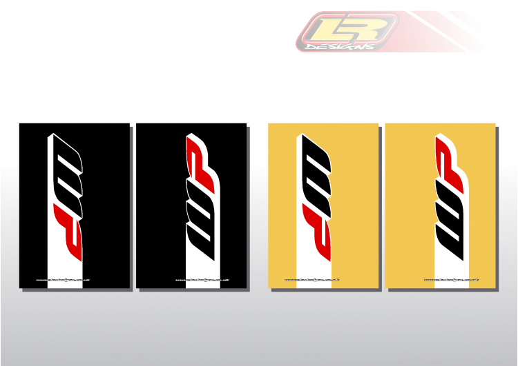 WP Fork Leg Decals