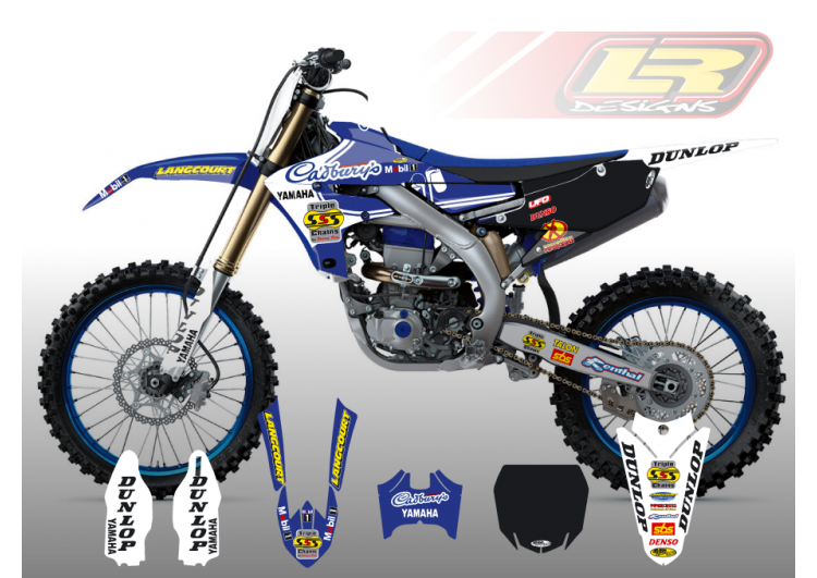 CADBURYS YAMAHA DECAL KIT CADBURYS YAMAHA DECAL KIT