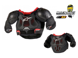 alpinestar Bionic Action Kickstart kids Chest Guard Black Red alpinestar Bionic Action Kickstart kids Chest Guard Black Red