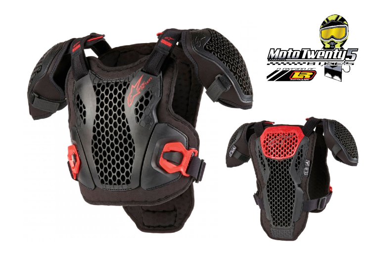 alpinestar Bionic Action Kickstart youth Chest Guard Black Red alpinestar Bionic Action Kickstart youth Chest Guard Black Red