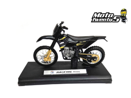 Moto Twenty5 toy enduro bike black 1:18 scale