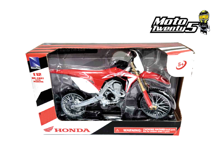 Moto Twenty5 toy crf bike red 1:12 scale Moto Twenty5 toy crf bike red 1:12 scale