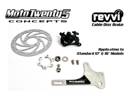 Revvi 12 -16 Cable Disc Brake upgrade kit