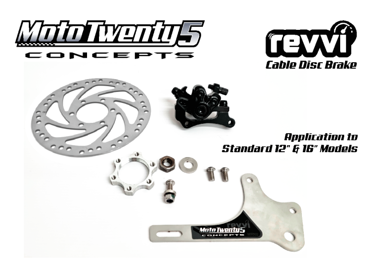 Revvi 12 -16 Cable Disc Brake upgrade kit