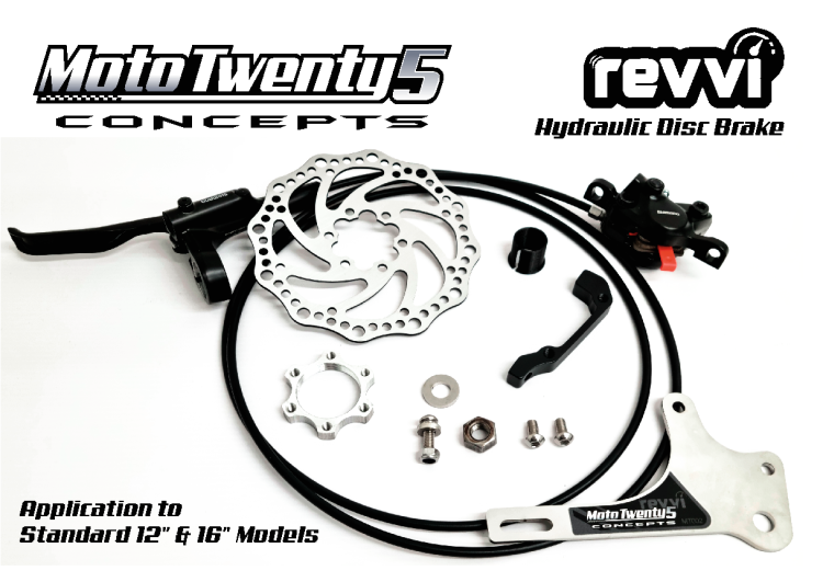 Revvi 12 -16 shimano Hydraulic Disc Brake upgrade kit