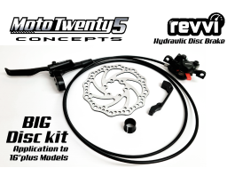 Revvi 16 plus shimano Hydraulic big Disc Brake upgrade kit